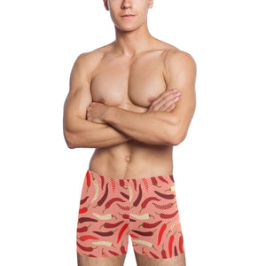 Beautiful Chili peppers pattern Men's Swimming Trunks