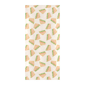 Sandwich Pattern Print Design 01 Beach Towel