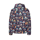 Colorful mushroom pattern Kids' Boys' Girls' Padded Hooded Jacket