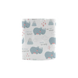 cute rhino heart pattern Morphing Mug Heat Changing Mug
