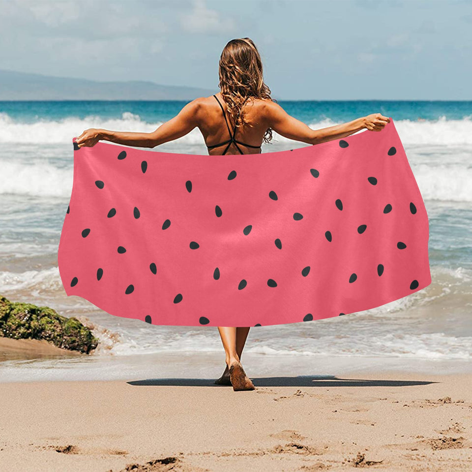 watermelon texture background Beach Towel