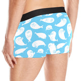 Cute white sea lion seals pattern Men's All Over Print Boxer Briefs Men's Underwear