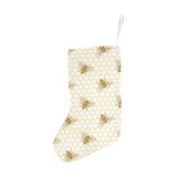 Bee honeycomb seamless design pattern Christmas Stocking