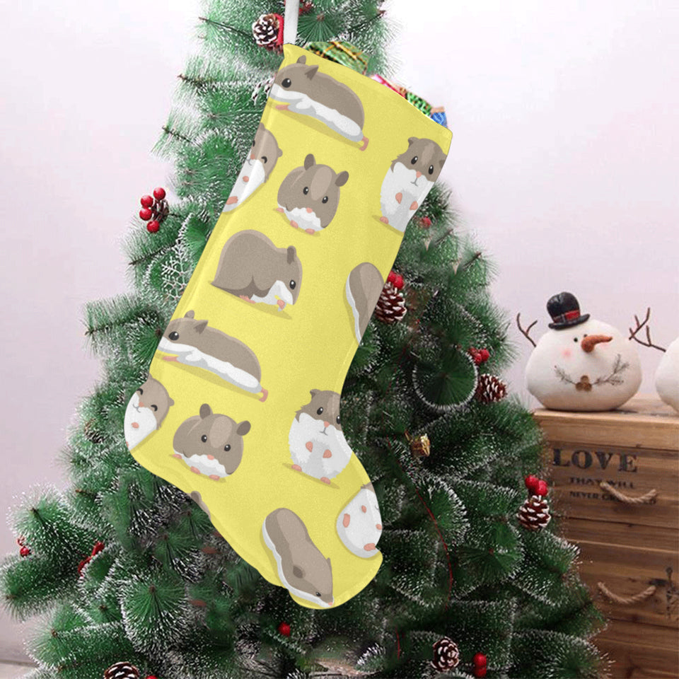 Cute Hamster pattern Christmas Stocking