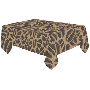 Coffee bean on brown background Tablecloth