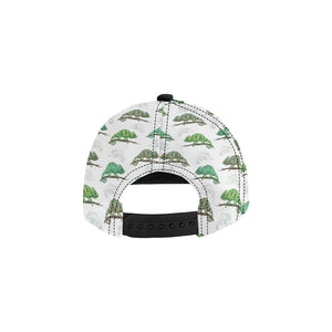 Chameleon lizard pattern All Over Print Snapback Cap