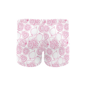 Sketch guava pattern Men's Swimming Trunks