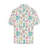 Colorful shell pattern Men's All Over Print Hawaiian Shirt