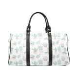 Pastel color cactus pattern Travel Bag