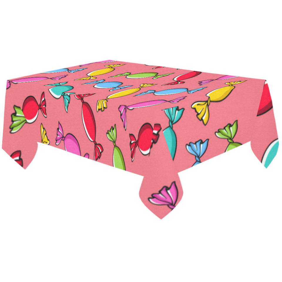 Colorful wrapped candy pattern Tablecloth