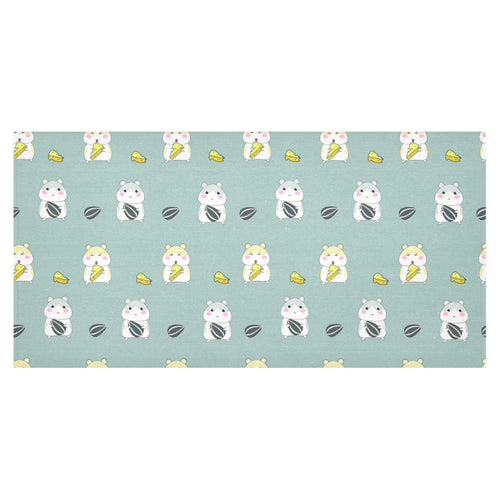 Cute hamster cheese pattern Tablecloth