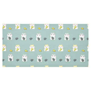 Cute hamster cheese pattern Tablecloth