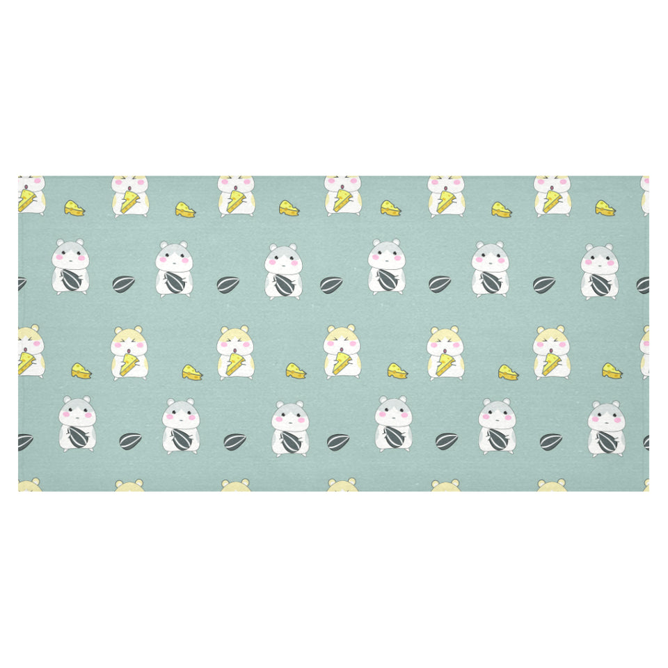 Cute hamster cheese pattern Tablecloth