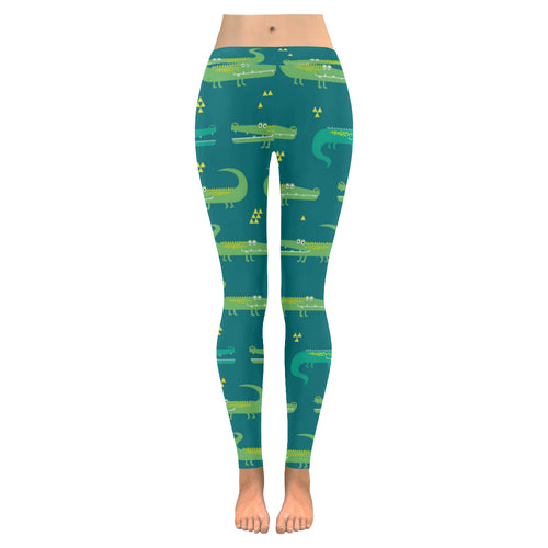 Crocodile pattern Women's Legging Fulfilled In US