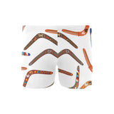 Boomerang Australian aboriginal ornament pattern Men's Swimming Trunks