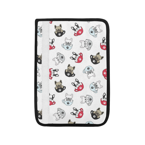 French bulldog cup paw pattern Car Seat Belt Cover