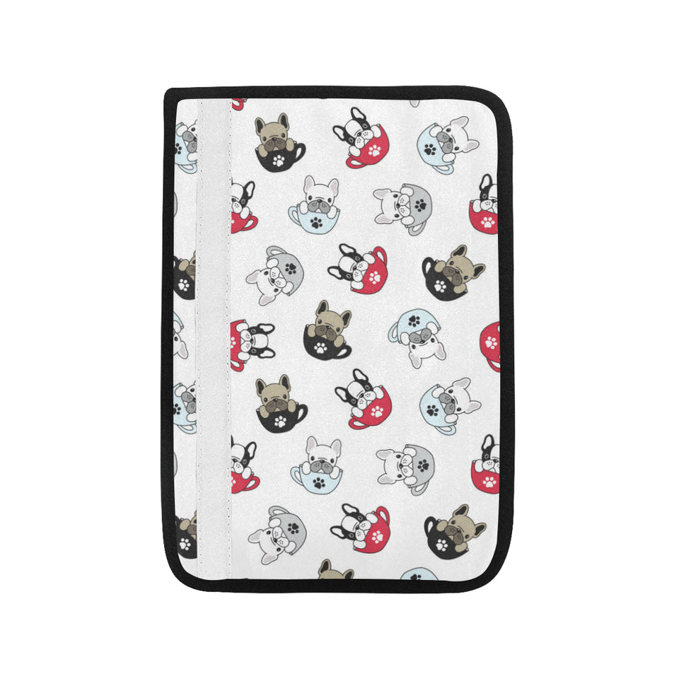 French bulldog cup paw pattern Car Seat Belt Cover