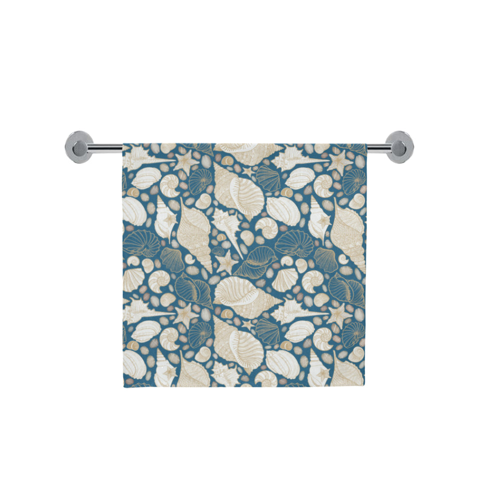 Sea turtle Polynesian Tribal design pattern Bath Towel