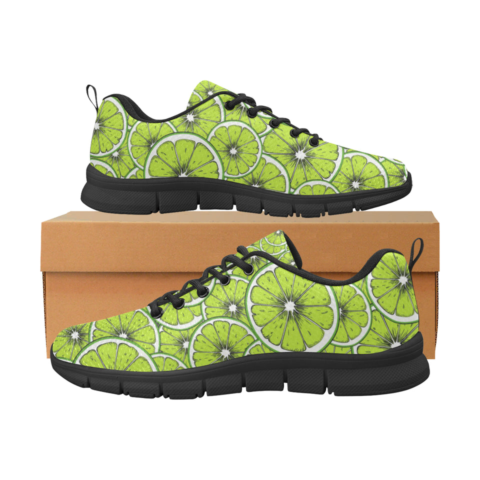 Slices of Lime design pattern Women's Sneaker Shoes