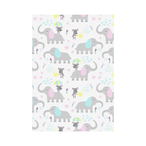 Cute elephant mouse pattern House Flag Garden Flag