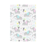 Cute elephant mouse pattern House Flag Garden Flag