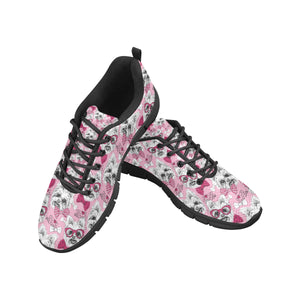 Yorkshire Terrier Pattern Print Design 03 Women's Sneaker Shoes