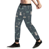 windmill tree pattern Unisex Casual Sweatpants