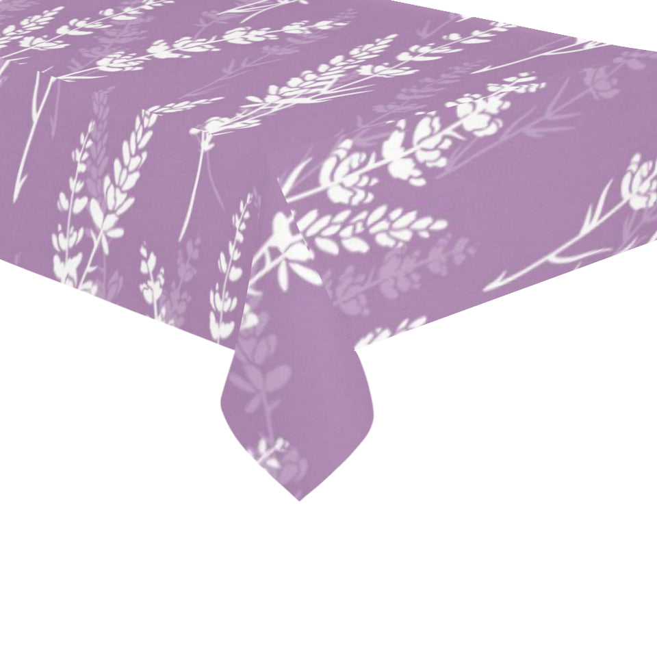 Lavender flowers purple pattern Tablecloth