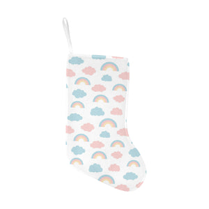 Cute rainbow clound pattern Christmas Stocking