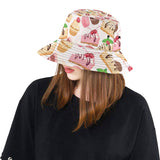Cake cupcake sweets pattern Unisex Bucket Hat