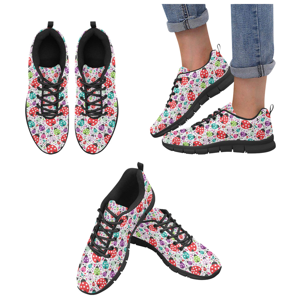 Ladybug Pattern Print Design 03 Women's Sneaker Shoes