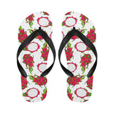 dragon fruits white background Unisex Flip Flops