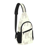 Little young goat pattern All Over Print Chest Bag