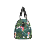 Parrot Palm tree leaves flower hibiscus pattern Travel Bag