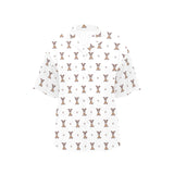 Greyhound Pattern Print Design 05 Women's All Over Print Hawaiian Shirt