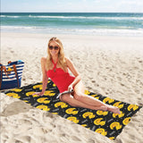 Duck Pattern Print Design 05 Beach Towel