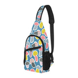 Colorful mushroom design pattern All Over Print Chest Bag