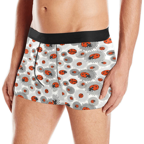 Ladybug Pattern Print Design 05 Men's All Over Print Boxer Briefs Men's Underwear