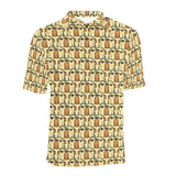 English Bulldog Pattern Print Design 02 Men's All Over Print Polo Shirt