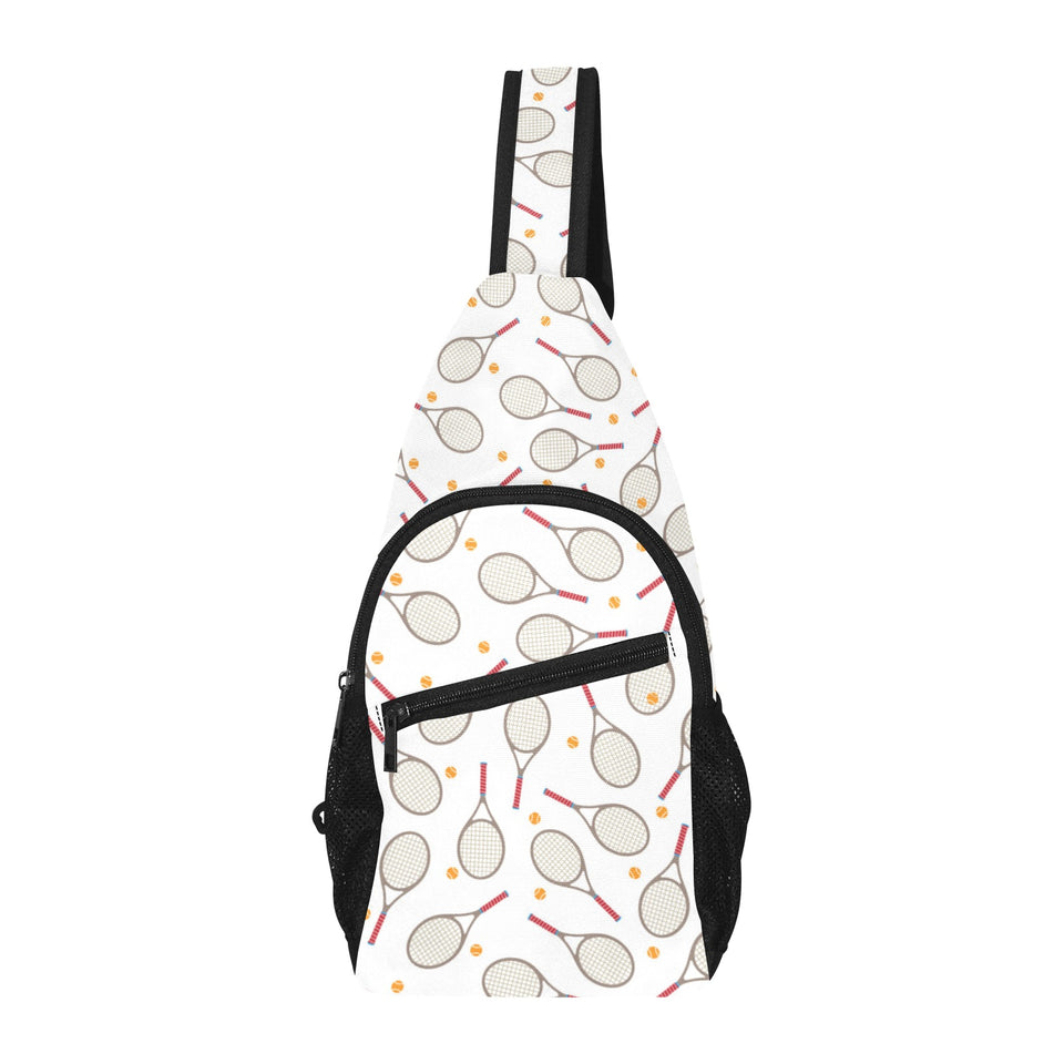 Tennis Pattern Print Design 04 All Over Print Chest Bag