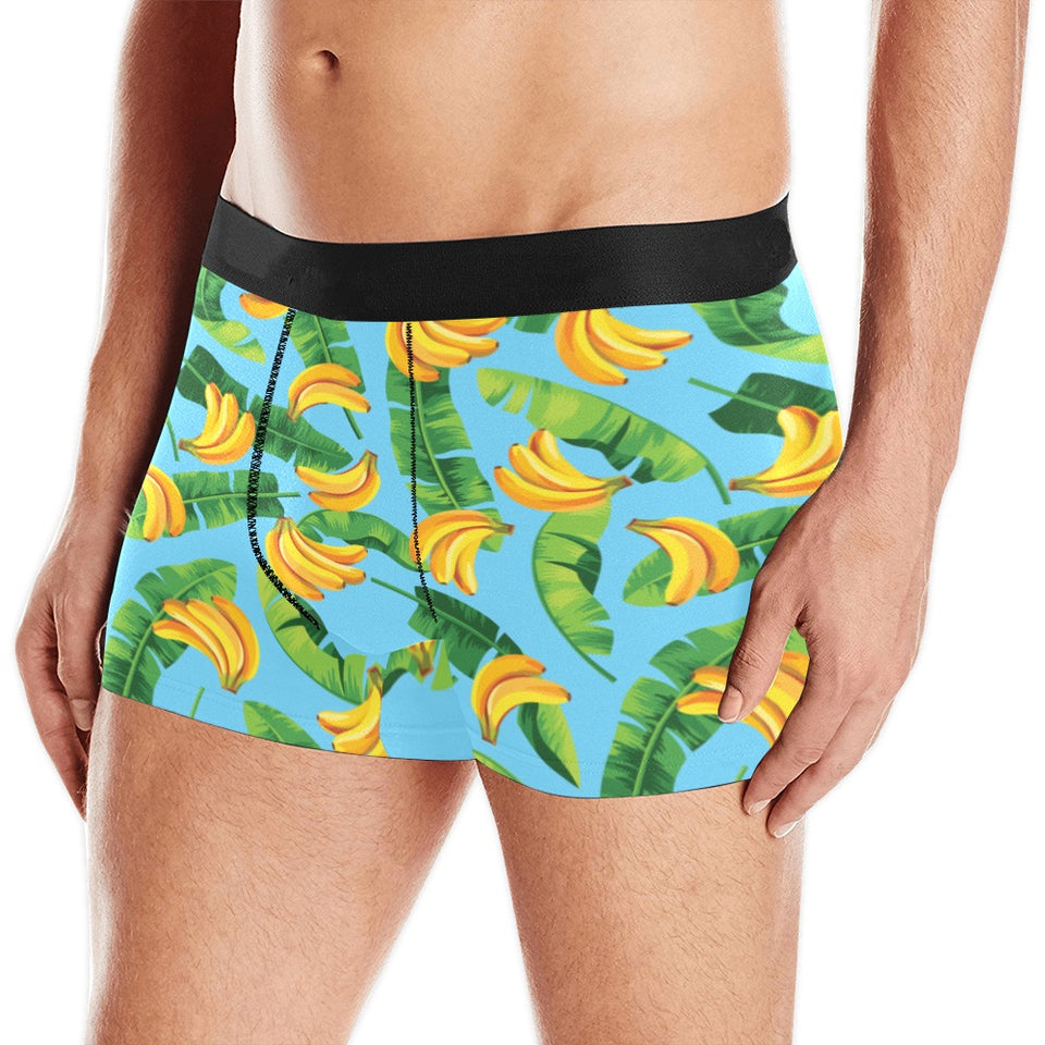 banana leaves banana design pattern Men's All Over Print Boxer Briefs Men's Underwear