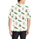 Color hand drawn cacao pattern Men's All Over Print Polo Shirt