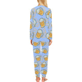 Beer pattern Women's All Over Print Pajama Set