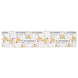 Greyhound Pattern Print Design 03 Table Runner