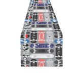Skate Board Pattern Print Design 04 Table Runner