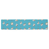 Jack Russel Pattern Print Design 03 Table Runner