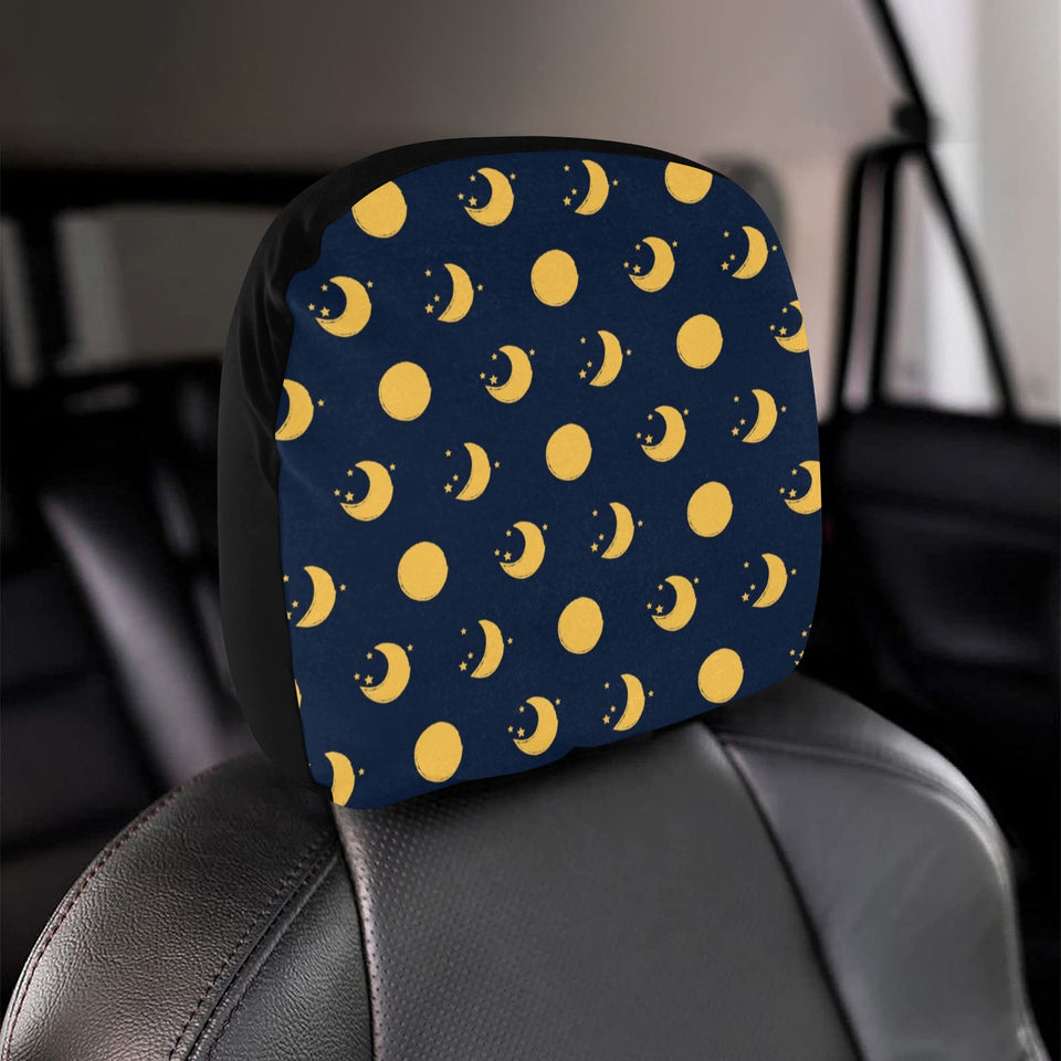 Moon star pattern Car Headrest Cover