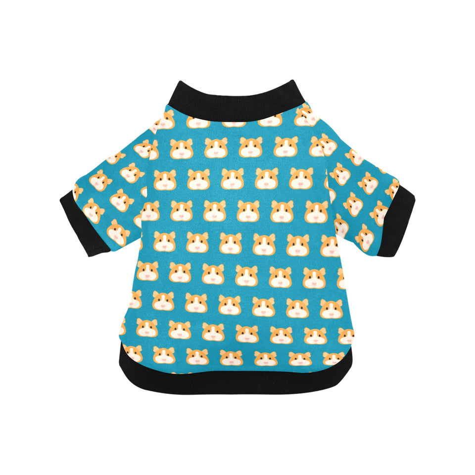 Guinea Pig Pattern Print Design 03 All Over Print Pet Dog Round Neck Fuzzy Shirt