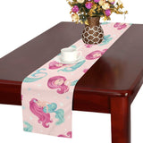 Cute little mermaid pattern Table Runner