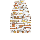 Giraffe Pattern Print Design 04 Table Runner